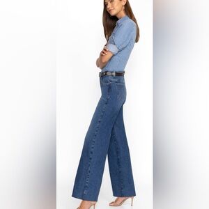Johnny Was Lumiere Sasson Wide Leg Size 31 Jeans Vintage Blue